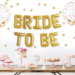 Bride To Be Foil Balloon Set - Gold/Silver
