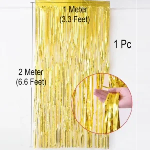 Backdrop Foil Curtains High quality - Set of 2 Pcs