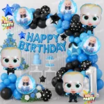 Boss Baby Theme Birthday Party Decorations Full Set of Balloons & Items