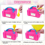 Electric Balloon Pump, Balloons Inflator, Dual Nozzle- 220V- 600W - Image 2