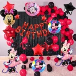Minnie Mouse Theme Birthday Party Decorations Full Set of Balloons & Items