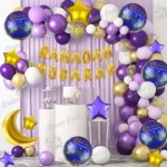 Ramadan Mubarak Decorations Theme Balloons Set