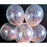 Multi Color Thermocol Balls Confetti Balloons 12 Inch - 10 Pcs