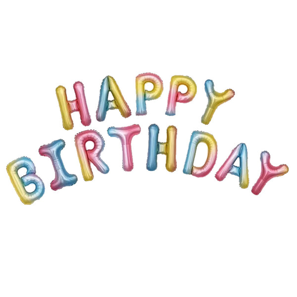 Happy Birthday Foil Balloons Banner - Image 9