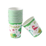 Cartoon Theme Party Disposable Paper Cup Glass For Birthday- 10 Pcs Pack - Image 17