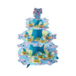 Cartoon Theme 3 Tier Round Cardboard Cup Cake Stand - Image 13