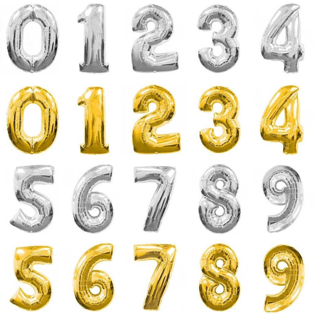 Foil-Digits 25/50 Pcs High Quality Single Color Latex Balloons - 10 Inch - Image 1