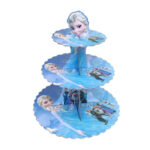Cartoon Theme 3 Tier Round Cardboard Cup Cake Stand - Image 4