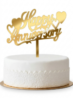 Happy Anniversary / Mr & Mrs Cake Topper - Image 2