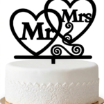 Happy Anniversary / Mr & Mrs Cake Topper