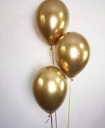 Chrome Metallic Shiny Latex Balloons 10 Inch - Single Color 10 Pcs - Image 2