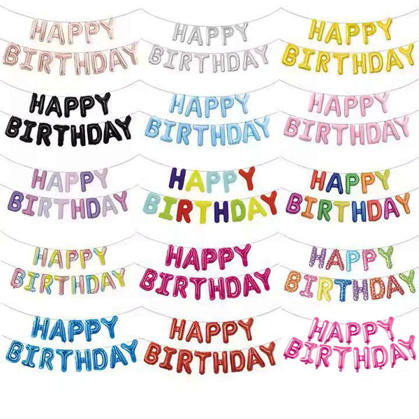 Happy_Birthday_Foil_Balloons_Banner Happy Birthday Foil Balloons Banner - Image 1