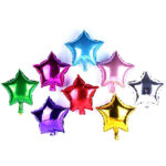 Star Foil Balloons 10 Inch - 2 Pcs Pack - Single Color