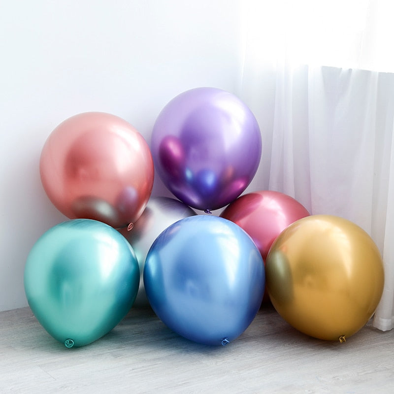 Main_cb9b5de0-7d3a-4f9c-9a3f-7d58220539eb Chrome Metallic Shiny Latex Balloons 18 Inch - 1 Pc - Image 1