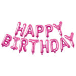 Happy Birthday Foil Balloons Banner - Image 7