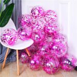 Confetti Balloons 12 Inch - Single Color 5 Pcs Pack - Image 7