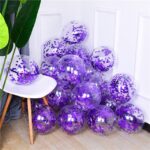 Confetti Balloons 12 Inch - Single Color 5 Pcs Pack - Image 5