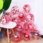 Confetti Balloons 12 Inch - Single Color 5 Pcs Pack - Image 8