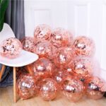 Confetti Balloons 12 Inch - Single Color 5 Pcs Pack - Image 4