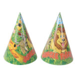 Cartoon Theme Party Caps / Hats - 5 Pcs Pack - Image 2
