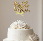 Plastic Bride To Be Cake Topper - Single Color - Image 2