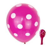 Polka Dots Printed Latex Balloons 12 Inch - Single Color 15 Pcs - Image 3