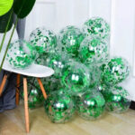Confetti Balloons 12 Inch - Single Color 5 Pcs Pack - Image 11