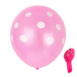 Polka Dots Printed Latex Balloons 12 Inch - Single Color 15 Pcs - Image 7