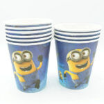 Cartoon Theme Party Disposable Paper Cup Glass For Birthday- 10 Pcs Pack - Image 12