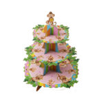 Cartoon Theme 3 Tier Round Cardboard Cup Cake Stand - Image 15
