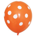 Polka Dots Printed Latex Balloons 12 Inch - Single Color 15 Pcs - Image 11
