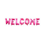 Welcome Foil Balloons Set - Gold/Silver - Image 4