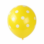 Polka Dots Printed Latex Balloons 12 Inch - Single Color 15 Pcs - Image 4